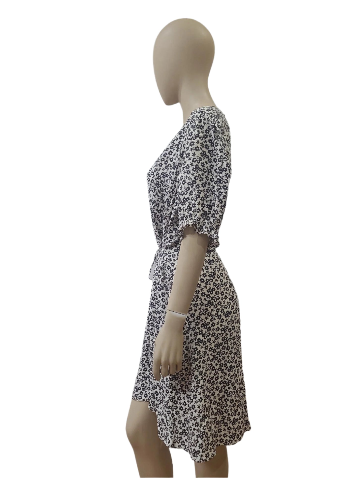 M&S Floral Viscose Mini Dress – 2XL Size