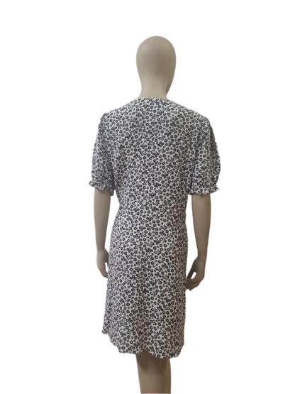 M&S Floral Viscose Mini Dress – 2XL Size