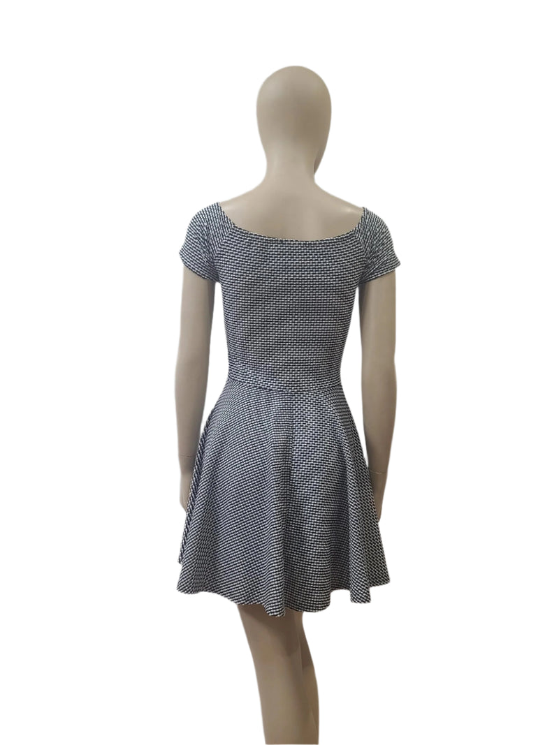 KIAH Off-Shoulder Fit & Flare Mini Dress – Small Size