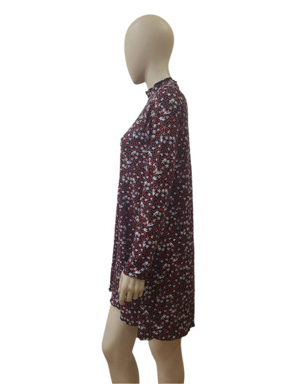 Primark Floral High Neck Mini Dress – Medium Size
