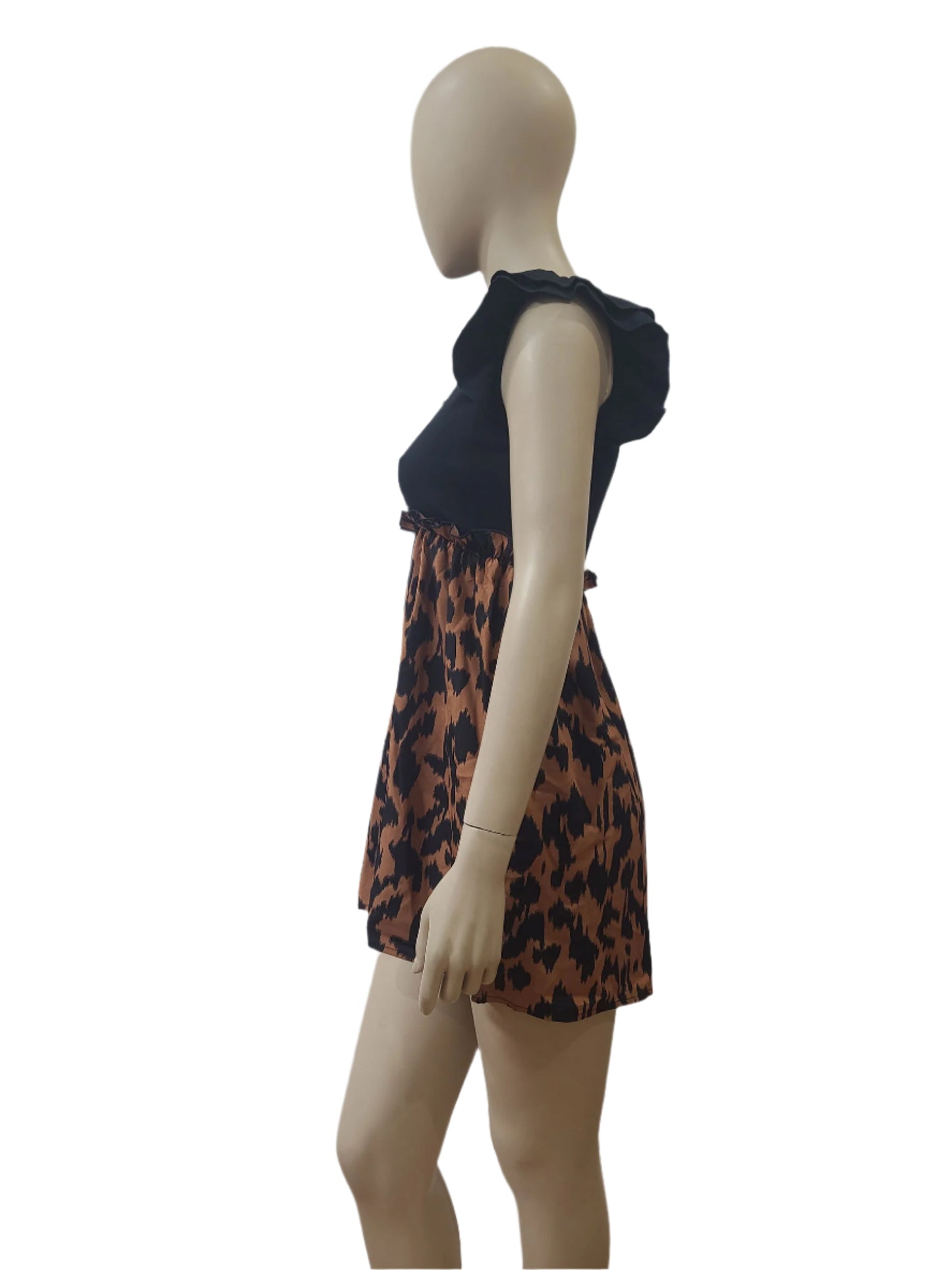 SHEIN Leopard Print Mini Dress – Small Size