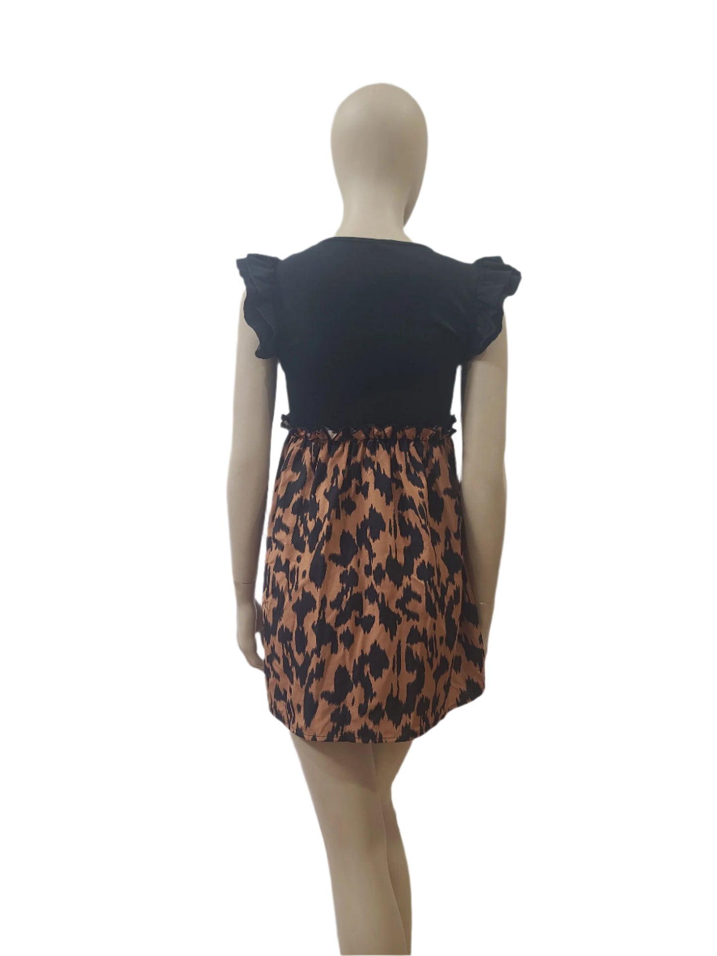 SHEIN Leopard Print Mini Dress – Small Size