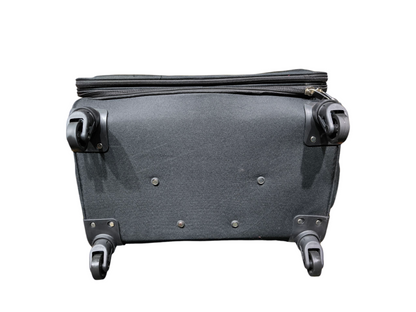 Syed Jee 32 Inch Fabric Travel Trolley Bag – Black