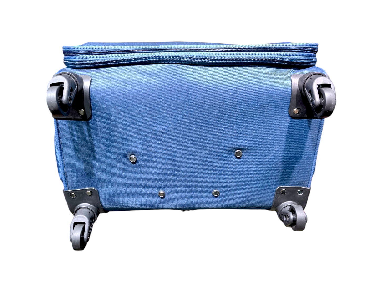 Syed Jee 32 Inch Fabric Travel Trolley Bag – Blue