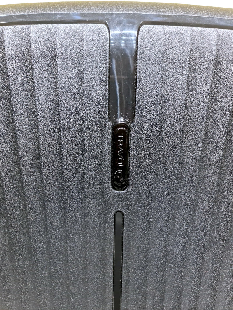 Black 3-Piece Hard Shell Luggage Set – Anti-Theft Zipper & Expandable