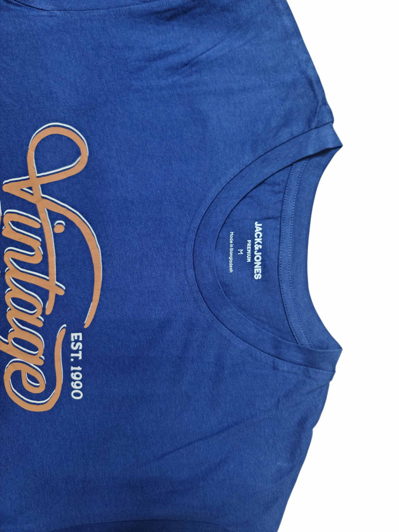 Jack & Jones Vintage Blue T-Shirt – Size M