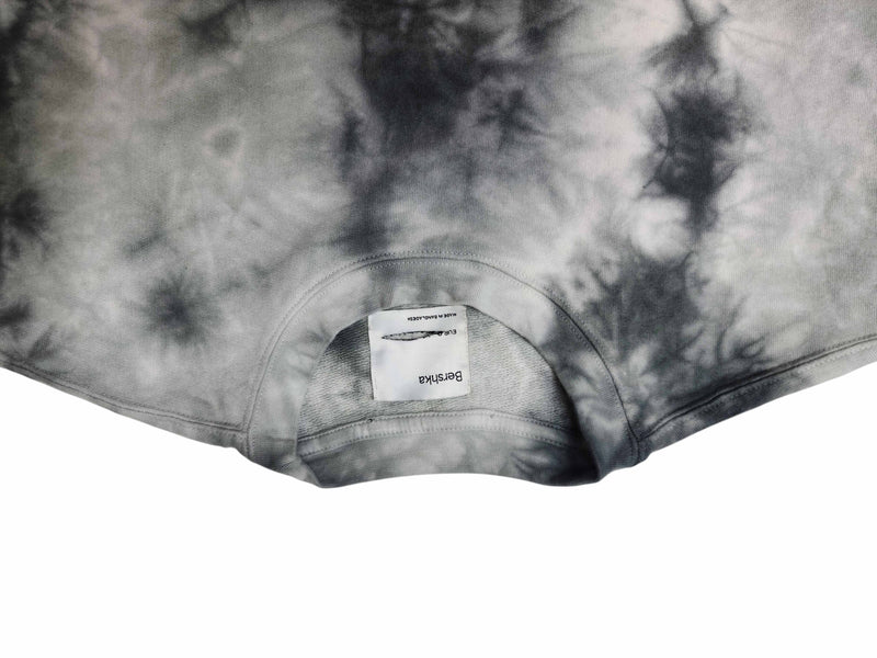 Bershka Tie-Dye T-Shirt – Black Grey M