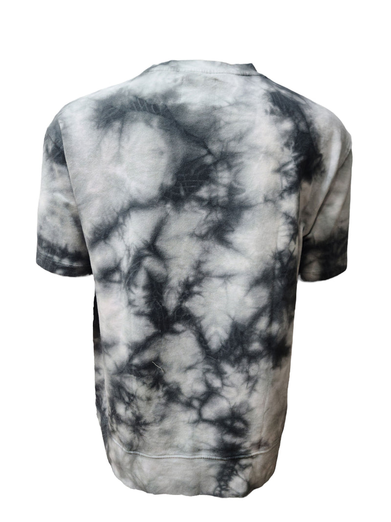 Bershka Tie-Dye T-Shirt – Black Grey M