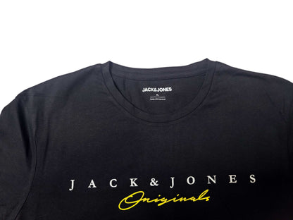 Jack & Jones Unisex Black “Originals” T-Shirt – Size XL